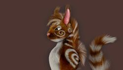  2017 3d_(artwork) digital_media_(artwork) failsafe272 fennah hi_res hyzenthlay kivouackian mammal markings official_art rodent satellite_city sciurid solo striped_markings striped_tail stripes tail tail_markings tree_squirrel 