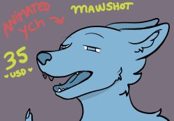  ambiguous_gender animated anthro hi_res lunamente mouth_shot open_mouth solo ych 