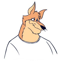  2022 alpha_channel anthro black_nose brok_the_investigator brown_body clothing cowcat_games glassesgator kangaroo macropod male mammal marsupial shirt simple_background sin_silver slightly_chubby solo topwear transparent_background 