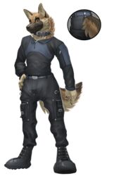  alpha_channel anthro athletic belt black_body black_bottomwear black_clothing black_fur black_nose black_pants black_shirt black_topwear boots bottomwear brown_body brown_eyes brown_fur canid canine canis cargo_pants clawed_fingers claws clothed clothing collar combat_boots combat_shirt cutaway digitigrade digitigrade_boots domestic_dog dsw7 footwear fully_clothed fur german_shepherd herding_dog hi_res krieg_gsd leather leather_collar long_sleeves looking_at_viewer male mammal pants pastoral_dog shirt solo tail tan_body tan_fur topwear 