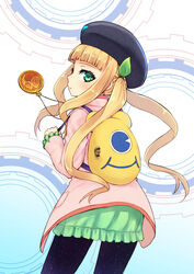  black_hat blonde_hair blue_eyes commentary_request coupe50 elle_mel_martha female hat long_hair pantyhose solo tales_of_(series) tales_of_xillia tales_of_xillia_2 