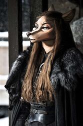  canid canine canis danawolfin female fur game_of_thrones mammal photo_manipulation sansa_stark solo third-party_edit wolf 