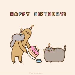  1:1 :3 ambiguous_gender animated birthday birthday_cake cake daww dessert digital_media_(artwork) domestic_cat english_text felid feline felis female_(lore) feral food fur grey_body grey_fur group happy happy_birthday low_res mammal meme pilosan pusheen pusheen_and_friends pusheen_corp short_playtime simple_background sloth sloth_the_sloth_(pusheen) stormy_(pusheen) text whiskers xenarthran young young_ambiguous young_feral 