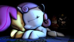  16:9 2015 3d_(artwork) 4k absurd_res animatronic belly_mouth bow_(feature) bow_tie button_(fastener) claws closed_eyes clothing crossover digital_media_(artwork) equid equine female feral five_nights_at_freddy&#039;s five_nights_at_freddy&#039;s_4 friendship_is_magic group hasbro hat headgear headwear hi_res horn legoguy9875 machine mammal my_little_pony mythological_creature mythological_equine mythology nightmare_(fnaf) nightmare_fredbear_(fnaf) pegasus robot scootaloo_(mlp) scottgames sharp_teeth sleeping sweetie_belle_(mlp) teeth top_hat unicorn widescreen wings young 