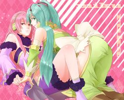  hatsune_miku megurine_luka tagme udaa_(ahirucook) vocaloid 