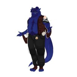  absurd_res anthro beard belly blue_body blue_fur blue_hair body_hair bottomwear cerberussenn clothing dragon facial_hair fur gem greying_hair hair hair_bun happy_trail hi_res male mature_male medallion moustache musclegut muscular mythological_creature mythological_scalie mythology pants paw_socks pointy_ears pom_poms pubes rim_light ring_(jewelry) robe scales scalie serpentine_dragon shoulder_pads signature solo thick_thighs tigran_khachatryan_(cerberussenn) yellow_eyes 