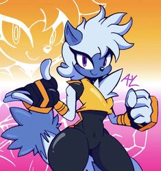  1girls female female_only hips idw_comics idw_publishing mobian_(species) sega solo solo_female sonic_(series) sonic_the_hedgehog_(comics) sonic_the_hedgehog_(idw) sonic_the_hedgehog_(series) tangle_the_lemur thick thick_thighs thighs wide_hips 