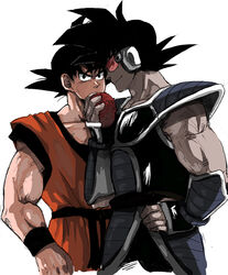  black_eyes black_hair dragon_ball dragon_ball_z male male_focus son_goku son_gokuu tullece turles 