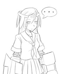  ... arma_(recettear) drawfag monochrome recettear school_uniform serafuku 