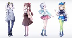  a.i._channel captain_yue dennou_shoujo_youtuber_shiro kaguya_luna kaguya_luna_(character) kizuna_a.i. mirai_akari mirai_akari_project shiro_(dennou_shoujo_youtuber_shiro) 