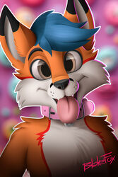  2:3 anthro badge blakefox bust_portrait confuror ferfox hi_res male portrait solo 