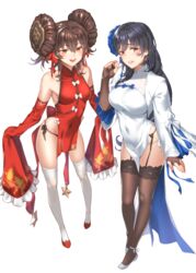  2girls :d alternate_costume alternate_hairstyle black_hair black_panties blush breasts brown_gloves china_dress chinese_clothes commentary_request covered_navel double_bun dress elbow_gloves fingerless_gloves flats flower full_body garter_straps girls&#039;_frontline gloves hair_bun hair_flower hair_ornament hairband hand_up large_breasts long_hair long_sleeves looking_at_viewer multiple_girls official_alternate_costume open_mouth panties parted_lips pelvic_curtain red_dress red_footwear saruchitan shoes side-tie_panties sidelocks simple_background sleeves_past_fingers sleeves_past_wrists smile thighhighs type_95_(girls&#039;_frontline) type_95_(narcissus)_(girls&#039;_frontline) type_97_(girls&#039;_frontline) type_97_(peony)_(girls&#039;_frontline) underwear very_long_hair white_background white_dress white_gloves white_legwear white_panties yellow_eyes 