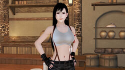  3d bar female female_only final_fantasy final_fantasy_vii grin honey_select smile solo studio_neo tifa_lockhart 