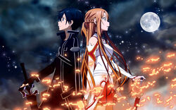  asuna kirito sword_art_online tagme 