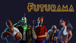 alien arthropod bender_bending_rodr&iacute;guez comedy_central crustacean decapodian_(futurama) doctor_zoidberg female futurama group hubert_j._farnsworth human machine mammal marine nibbler nibblonian philip_j._fry professor robot turanga_leela unknown_artist weapon