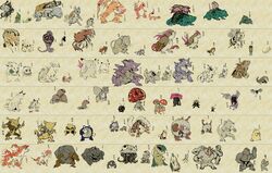 4_arms abra abs absolutely_everyone absurd_res alakazam ambiguous_gender arbok arcanine arthropod asian_mythology avian barefoot bat beak beedrill bellsprout belly bird black_body black_fur black_stripes blastoise blue_body blue_scales blue_skin brown_body brown_feathers brown_fur brown_skin bulbasaur butterfree canid canine caterpie claws clefable clefairy cnidarian cutlery diglett dugtrio east_asian_mythology ekans elemental_creature equid fearow feathered_wings feathers feet felid feral fire flaming_hair flaming_tail flora_fauna fluffy fluffy_tail food fungi_fauna fungus fur generation_1_pokemon geodude gloom_(pokemon) golbat golduck golem_(pokemon) graveler grey_body grey_skin grin group growlithe head_wings hi_res horn humanoid insect_wings insects inspired_by_formal_art ivysaur jack_nicholson japanese japanese_mythology japanese_text jigglypuff kadabra kakuna kitchen_utensils large_group lepidopteran lineup machamp machoke machop mammal mankey marine markings membrane_(anatomy) membranous_wings meowth metapod mineral_fauna multi_arm multi_limb multi_tail multicolored_body multicolored_feathers multicolored_fur multicolored_scales multiple_images muscular mushroom mythology nidoking nidoqueen nidorina nidorino nightmare_fuel ninetales nintendo nojoh oddish open_mouth orange_body orange_fur overweight paras parasect paws persian_(pokemon) pidgeot pidgeotto pidgey pikachu plant pokemon pokemon_(species) poliwag poliwhirl poliwrath ponyta primeape pseudo_hair psyduck purple_body purple_scales raichu rape_face rapidash raticate rattata reptile rock rodent scales scalie simple_background smile snake snake_hood soul_devouring_eyes spearow spoon spots spotted_body spotted_scales squirtle standing striped_body striped_fur stripes style_emulation tail tan_belly tan_body tan_feathers tan_fur tan_scales teeth tentacool tentacruel text tongue tools translated ukiyo-e venomoth venonat venusaur victreebel vileplume vulpix waddling_head wartortle weedle weepinbell white_background wigglytuff wings yellow_body yellow_skin zubat