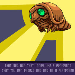 1:1 2009 ambiguous_gender arthropod digital_media_(artwork) feral green_eyes insects metroid nintendo oniontrain ripper ripper_(metroid) solo that_one_bug_that_looks_like_a_croissant_that_you_can_freeze_and_use_as_a_platform