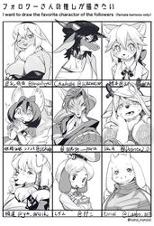  2019 absurd_res animal_crossing anthro apple big_breasts blush bodily_fluids boss_monster_(undertale) bovid breasts canid canine canis caprine chabett cjk_character cleavage clothed clothing cute_fangs deer domestic_dog dragon dress duel_monster ear_tuft english_text fairy_tail-snow female food fox fruit fur furred_dragon furred_scalie greyscale hair hi_res isabelle_(animal_crossing) japanese_text kemono lagomorph leporid looking_at_viewer magiace mammal mei_lian_(magiace) monochrome mythological_creature mythological_scalie mythology nintendo one_eye_closed open_mouth open_smile plant rabbit reptile rodent scalie sciurid shih_tzu smile snout solo surprise sweat text toriel toy_dog tree_squirrel tuft undertale undertale_(series) wingless_dragon yu-gi-oh! yuzuki_(kame_3) 