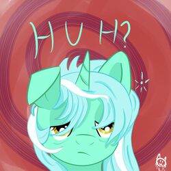 1:1 bed_mane delayed_reaction equid equine female friendship_is_magic hasbro headshot_portrait horn hungover lkittytaill lyra_heartstrings_(mlp) mammal morning my_little_pony mythological_creature mythological_equine mythology portrait reaction_image solo tired tousled unicorn waking_up