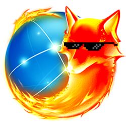 1:1 alpha_channel ambiguous_gender browser canid canine deal_with_it eyewear fire firefox fox glasses globe icon low_res mammal mozilla pixel_sunglasses simple_background snout solo sunglasses transparent_background unknown_artist