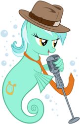 alpha_channel digital_media_(artwork) electronics female fish friendship_is_magic hasbro lyra_heartstrings_(mlp) marine maximillianveers microphone my_little_pony seahorse singing solo syngnathid syngnathiform tygerbug vector