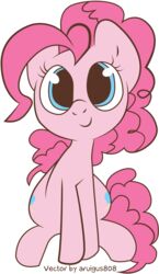 2013 absurd_res alpha_channel aruigus808 blue_eyes briskby collaboration cutie_mark earth_pony equid equine female feral friendship_is_magic fur hair hasbro hi_res horse looking_at_viewer mammal my_little_pony pink_body pink_fur pink_hair pinkie_pie_(mlp) pony quadruped simple_background sitting smile solo transparent_background