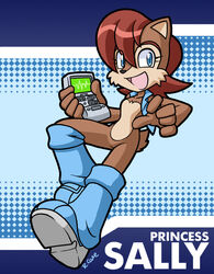 anthro archie_comics blue_eyes brown_body brown_fur chipmunk female fur ground_squirrel hair letterbox looking_at_viewer mammal nicole_(computer) red_hair rodent rongs1234 sally_acorn sciurid sega solo sonic_the_hedgehog_(archie) sonic_the_hedgehog_(comics) sonic_the_hedgehog_(series) text