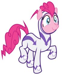 2013 absurd_res alpha_channel blue_eyes earth_pony equid equine female feral fili-second_(mlp) friendship_is_magic hair hasbro hi_res horse mammal masemj my_little_pony pink_hair pinkie_pie_(mlp) pony power_ponies_(mlp) simple_background smile solo transparent_background