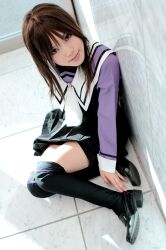  cosplay i&#039;s i&quot;s kipi-san photo school_uniform serafuku thigh-highs thighhighs yoshizuki_iori 