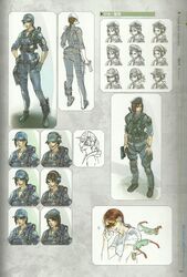  alternate_costume beret cap concept_art goggles gun hat hats headphones holster jill_valentine microphone official_art resident_evil short_hair variations weapon 