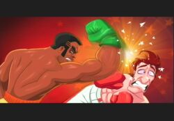  boxing boxing_gloves fight fighting glass_joe mr_sandman punch punch-out!! punch_out!! punching uppercut 