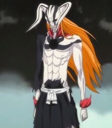  bleach cap kurosaki_ichigo mask official_art screencap shirosaki_hichigo spoilers stitched 