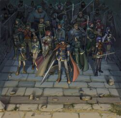  blue_hair boyd brom fire_emblem fire_emblem:_akatsuki_no_megami fire_emblem:_souen_no_kiseki fire_emblem_path_of_radiance fog gatrie ike illyana lethe marcia mia mia_(fire_emblem) mist mordecai nephenee oscar rhys rolf shinon soren sword titania weapon zihark 