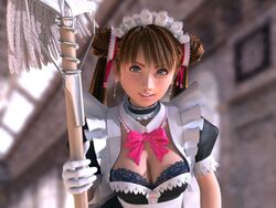  3d female incise_soul lace m-rs maid mop rukia_(incise_soul) solo 