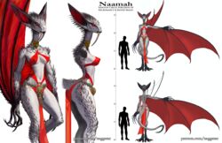  animal_humanoid anthro bat bat_ears bat_humanoid bat_wings bone claws clothing comparing demon dragon english_text fangs feet female gem glowing glowing_eyes grey_body grey_skin hi_res humanoid hybrid jewelry long_claws long_fangs magic_user male male/female mammal mammal_humanoid membrane_(anatomy) membranous_wings model_sheet mythological_creature mythological_scalie mythology naamah_(zaggatar) namaah necromancer necromancy quills_(anatomy) red_eyes red_wings sabertooth_(anatomy) scalie silhouette size_difference skeleton skimpy_dress skull solo spikes succubus tail tall talons teeth text toes vampire wings zaggatar 