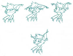  canid canine cheek_tuft clothing concept_art ear_piercing ear_ring expression_sheet expressions facial_tuft fox half-closed_eyes mammal multiple_poses narrowed_eyes official_art piercing pose renart_(renart_le_renard) renart_le_renard reynard_the_fox ring_piercing sad simple_background solo teeth topwear tuft unknown_artist vest white_background 