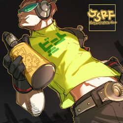  beat_(jsr) belt headphones jet_set_radio jet_set_radio_future lowres orange_hair sega smile spray_can spray_paint sunglasses 