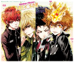  dino katekyo_hitman_reborn! kozato_enma male sawada_tsunayoshi xanxus 