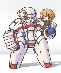  chibi heroman heroman_(robot) joey_jones lowres onmitsu_doushin_a 