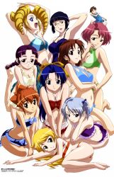  bikini emelenzia_beatrix_rudiger fujita_mitsuki hase_anna kirishima_yoko mamoru_kun_ni_megami_no_shukufuku_wo maruyama_yuka mizugi shione_sudo takasu_ayako yoshimura_itsumi 