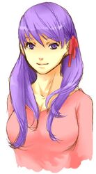  aged_up bad_id bad_pixiv_id fate/stay_night fate_(series) female matou_sakura purple_eyes purple_hair reona sketch smile solo upper_body 