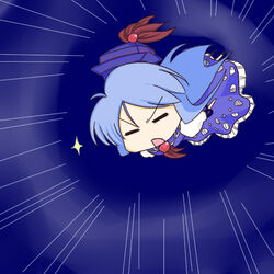  =_= bad_id bad_pixiv_id chibi choroko_(chorokoto) female kamishirasawa_keine solo touhou 