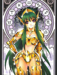  adapted_costume aquarius_(symbol) aquarius_(zodiac) aquarius_camus aries_(symbol) armor bikini_armor breasts capricorn_(symbol) cleavage female future_studio_(artist) gemini_(symbol) genderswap_(mtf) gold gold_armor gold_saint green_hair hand_on_own_hip helm helmet knight large_breasts libra_(symbol) long_hair midriff mu_fengchun photoshop_(medium) pisces_(symbol) purple_eyes rule_63 sagittarius_(symbol) saint_seiya scorpio_(symbol) shiny smile snowflake_print solo taurus_(symbol) very_long_hair warrior zodiac zodiac_wheel 