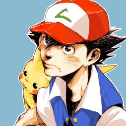  boy lolicon lowres pikachu pokemon pokemon_(anime) satoshi_(pokemon) simple_background zakk 