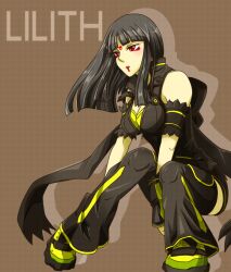  artist_request beatmania beatmania_iidx black_hair hinazuki_ririna lilith_(beatmania_iidx) long_hair solo 