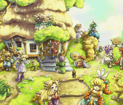  5boys 6+girls animal_ears bad_id bad_pixiv_id blonde_hair bud_(lom) cactus cat_ears daena elazul elle_(lom) escad flower furry hair_flower hair_ornament hat ikko117 imu_(lom) lady_pearl larc_(lom) legend_of_mana lil&#039;_cactus lisa_(lom) lolicon monster_girl multiple_boys multiple_girls niccolo rabite_(seiken_densetsu) robe seiken_densetsu sierra_(lom) sproutling tail toto_(lom) wings 