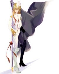  1boy aiguillette bad_id bad_pixiv_id barnaby_brooks_jr. blonde_hair boots cosplay crossdressing flag garrison_cap glasses gloves green_eyes hat high_heels macross macross_frontier macross_frontier:_sayonara_no_tsubasa male_focus military military_uniform poco24 sheryl_nome sheryl_nome_(cosplay) shoes solo thigh_boots thighhighs tiger_&amp;_bunny uniform white_gloves 