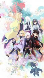  hiteihime_(katanagatari) katanagatari souda_emonzaemon togame yasuri_nanami yasuri_shichika 