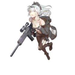  bikini bikini_top_only black_footwear black_jacket black_pantyhose blush boots cancer_(zjcconan) crying crying_with_eyes_open damaged defeat female finger_on_trigger full_body girls&#039;_frontline green_eyes gun h&amp;k_psg1 hair_between_eyes head_tilt holding holding_gun holding_weapon hood hooded_jacket jacket leaning_forward leg_up looking_at_viewer navel official_art open_mouth pantyhose ponytail psg-1_(girls&#039;_frontline) rifle scope short_hair sniper_rifle solo swimsuit tears torn_bikini torn_clothes torn_pantyhose transparent_background weapon white_hair 