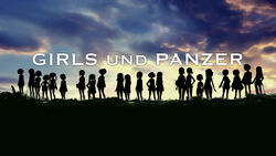  6+girls akiyama_yukari band_of_brothers caesar_(girls_und_panzer) cloud cloudy_sky commentary_request copyright_name erwin_(girls_und_panzer) girls_und_panzer hand_on_own_hip isobe_noriko isuzu_hana kadotani_anzu kawanishi_shinobu kawashima_momo kondou_taeko koyama_yuzu long_hair maruyama_saki multiple_girls nishizumi_miho oono_aya oryou_(girls_und_panzer) outdoors parody ponytail reizei_mako saemonza_(girls_und_panzer) sakaguchi_karina sasaki_akebi sawa_azusa shirokura_(nicoseiga) short_hair silhouette sky takebe_saori twilight twintails utsugi_yuuki yamagou_ayumi 